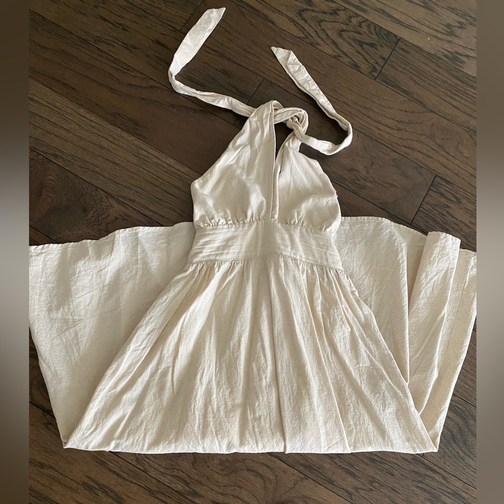 Petal & pup halterneck midi dress